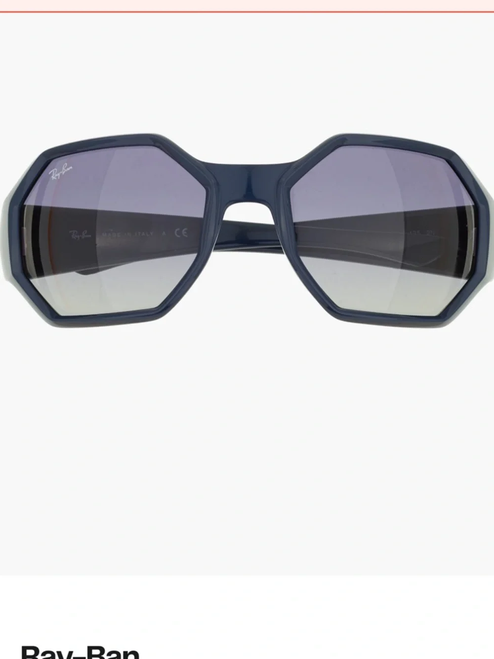 Ray-Ban Women’s Navy Blue 59mm Geometric Sunglasses